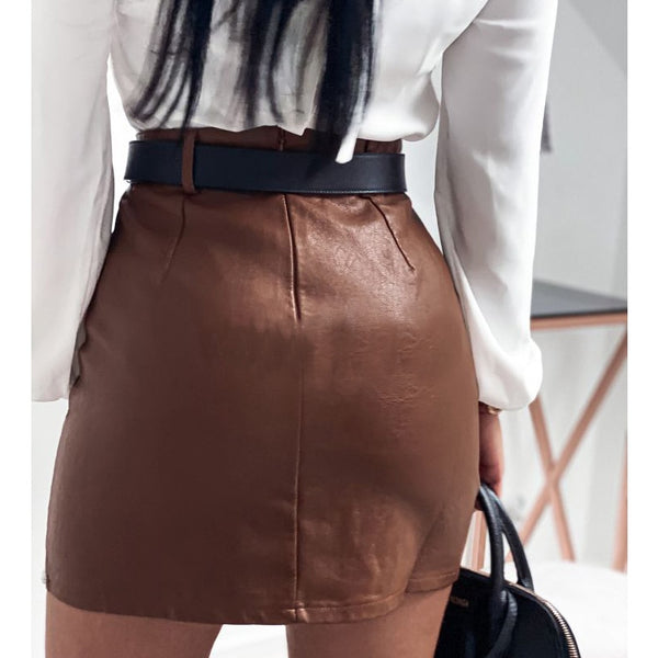 Sireve Leather Skirt