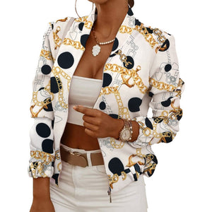 Greek Print Blazer