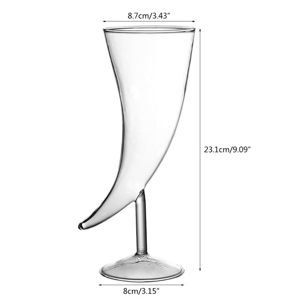 Transparent Cocktail Glasses