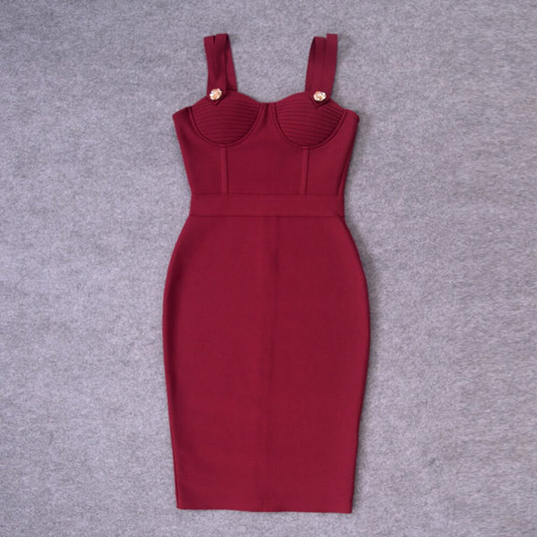 Come Bright Bandage Dress