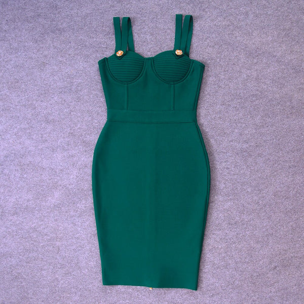 Come Bright Bandage Dress