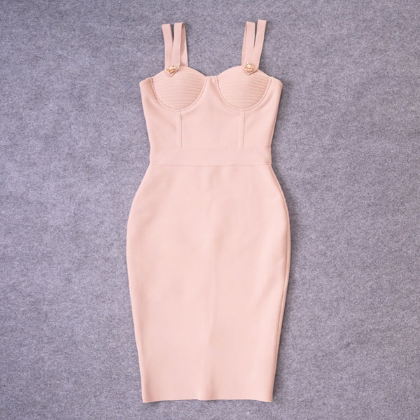 Come Bright Bandage Dress