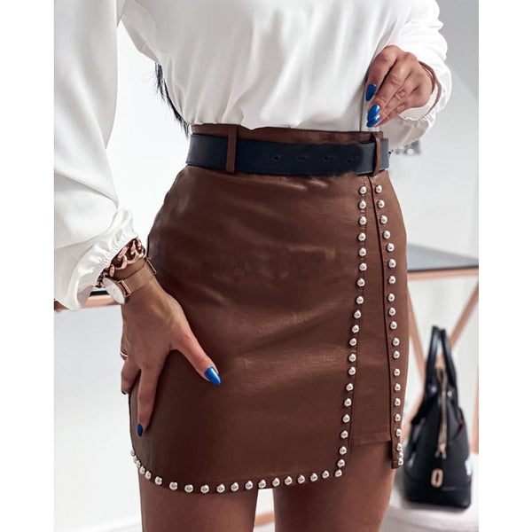 Sireve Leather Skirt