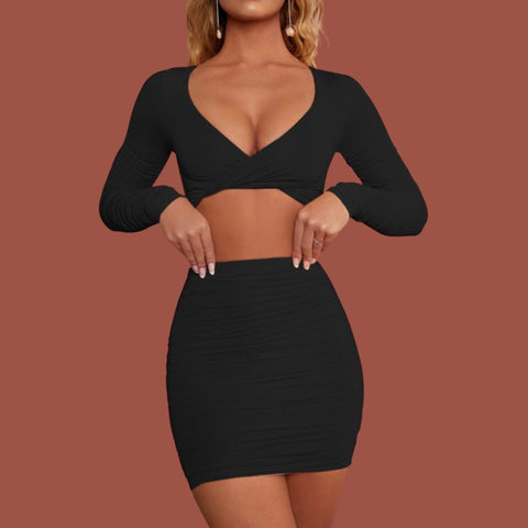 Black Two Piece Set - ElaCo