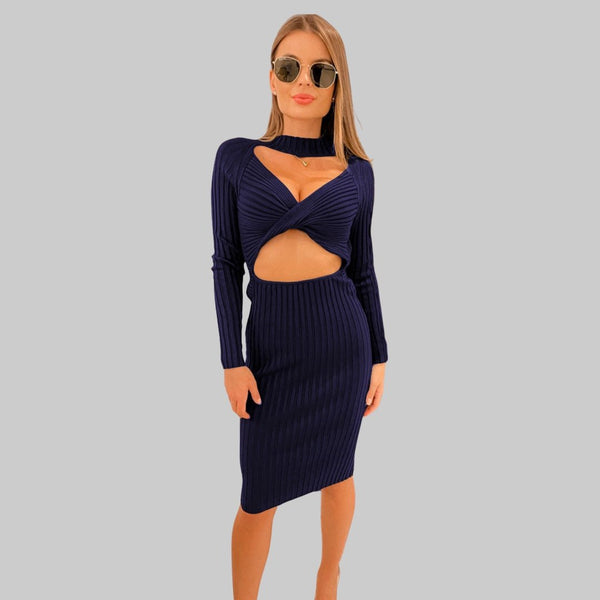 Long Sleeve Long Dress -ElaCo