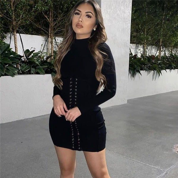 One Night Long Sleeve Dress