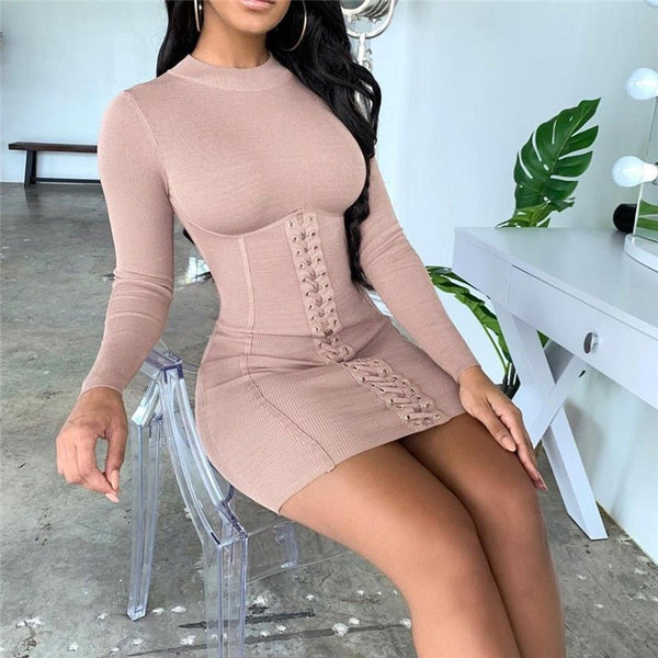 One Night Long Sleeve Dress