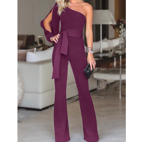 One Shoulder Jumpsuit