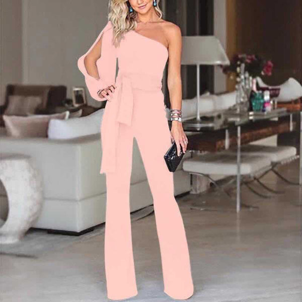 One Shoulder Jumpsuit