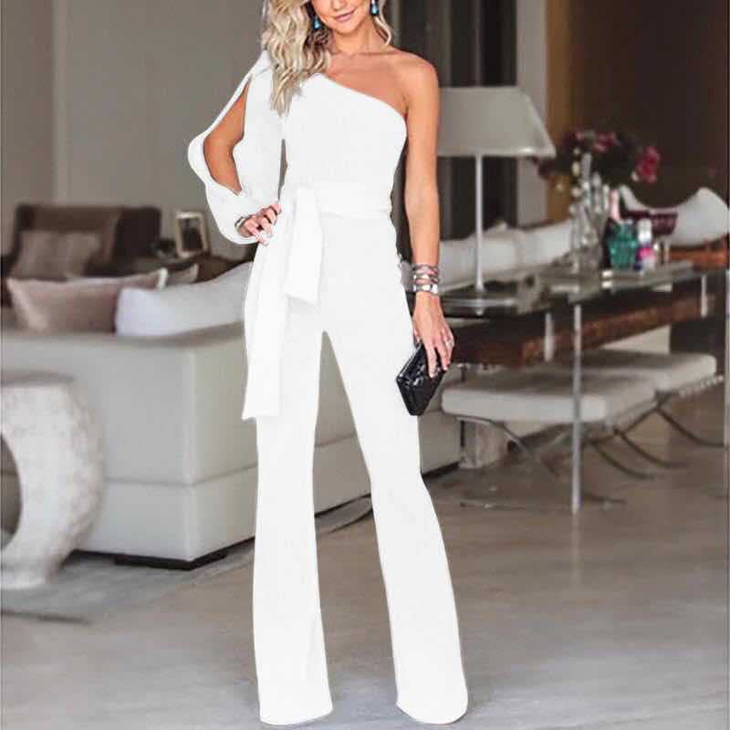 One Shoulder Jumpsuit